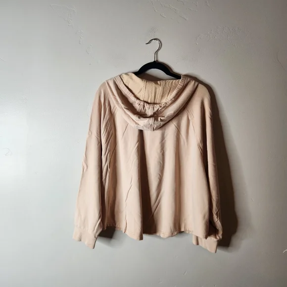 Athleta Buttery Beige Boardwalk High Hip Hoodie Size 3X - Picture 4 of 8